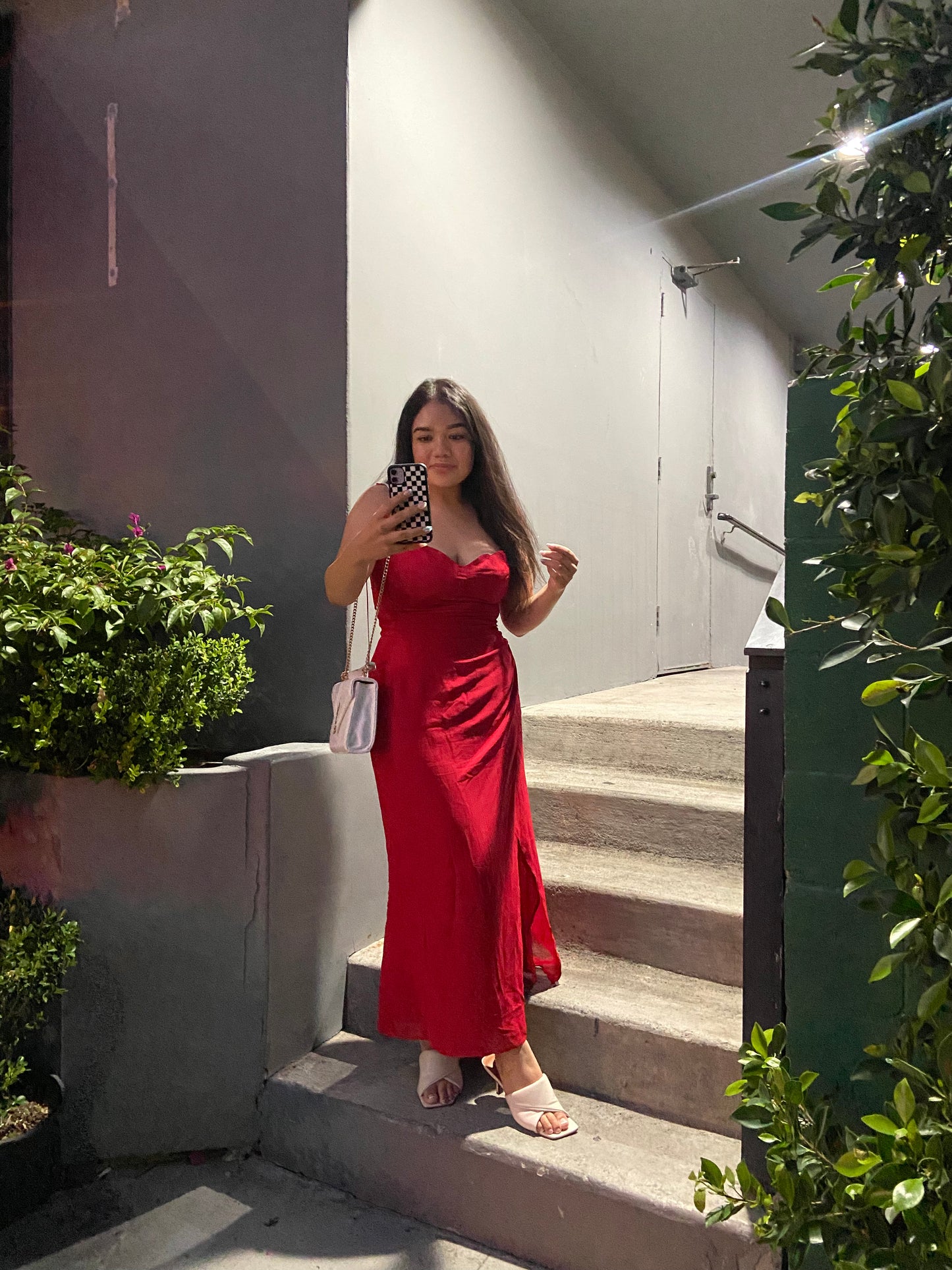 Reformation Red Maxi Dress - Size 12/Large